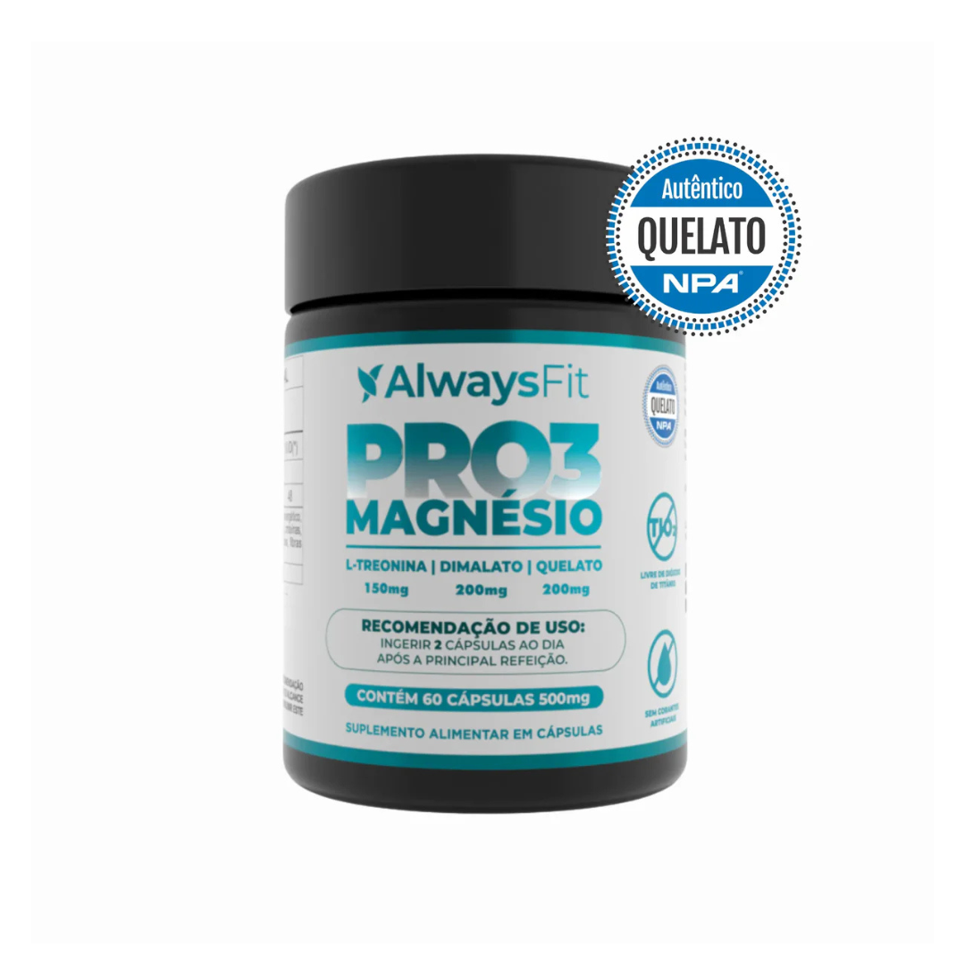 Pro3 Magnésio - Vitalidade, Corpo e Mente