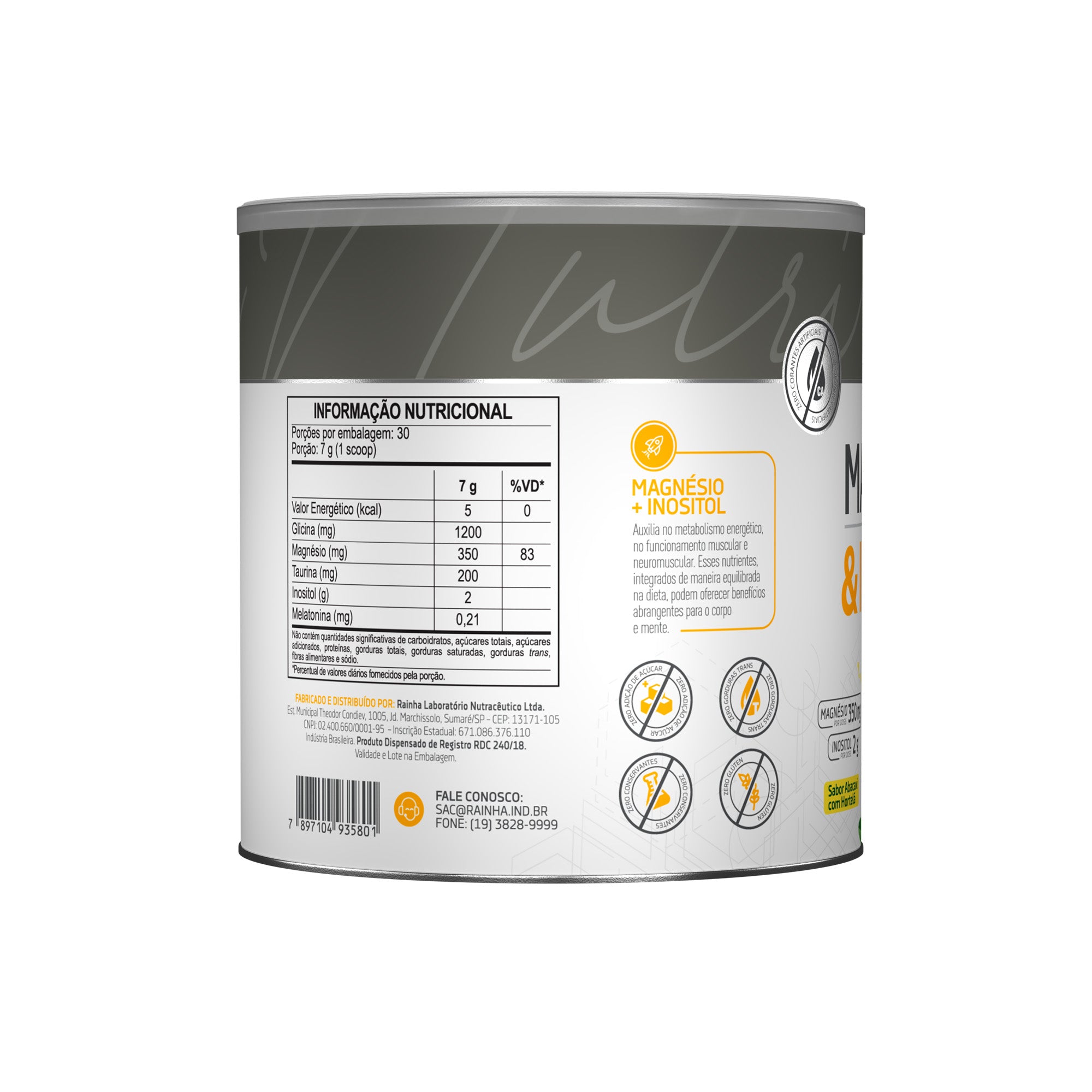 Magnésio & Inositol - 210g